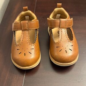 Brown Leather Stride Rite Toddler Shoes